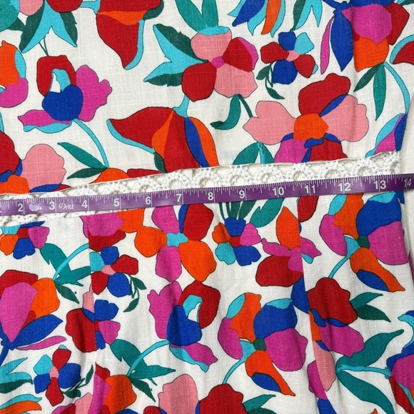 Olivaceous Multicolor Lace Trim Dress - Picture 8 of 10